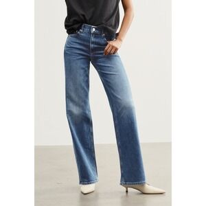 AYR The Secret Sauce Stoked Size 24 Blue Relaxed Straight Wide Leg Jeans